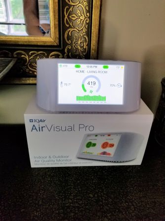 AirVisual Pro by IQAir - Air Quality Monitor